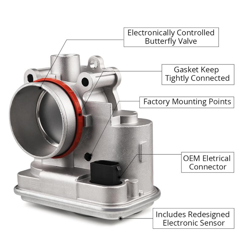 

For Chrysler Electronic Throttle Body 04891735AC 4891735AC For 200 Sebring Dodge Avenger Caliber Journey Jeep Compass Patriot