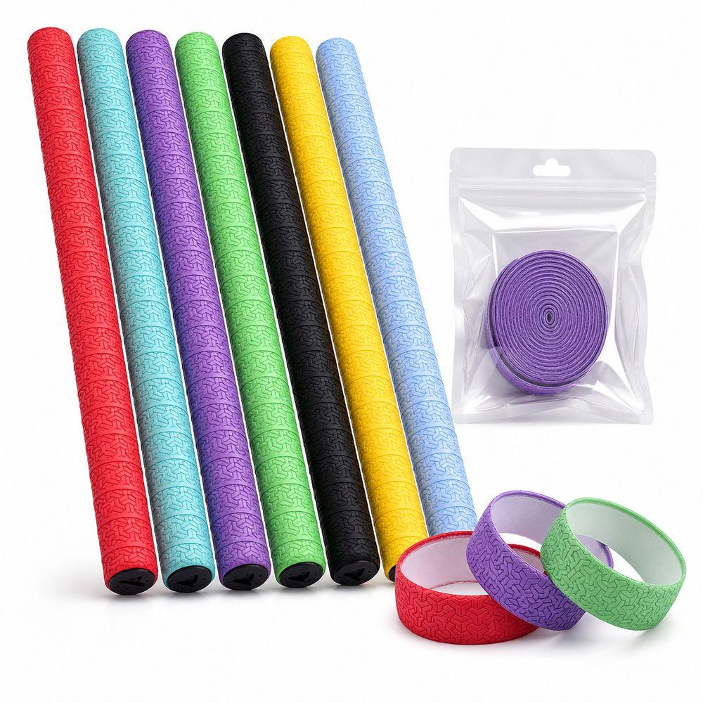 Sweat Absorbent Badminton Handle Wrap Tape PU Fishing Rod Handle Wrap Outdoor Sports