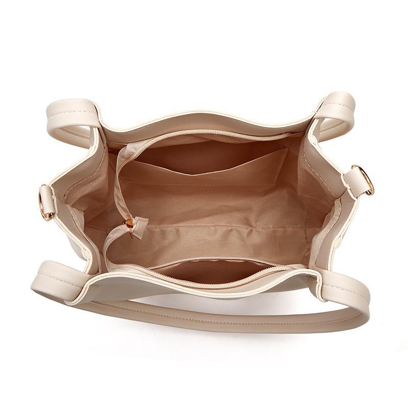 Schultertasche Damen große Kapazität neu trendig weiches Leder Damentasche große Tasche einfach tragbar Herbst- und Winter-Tragetasche