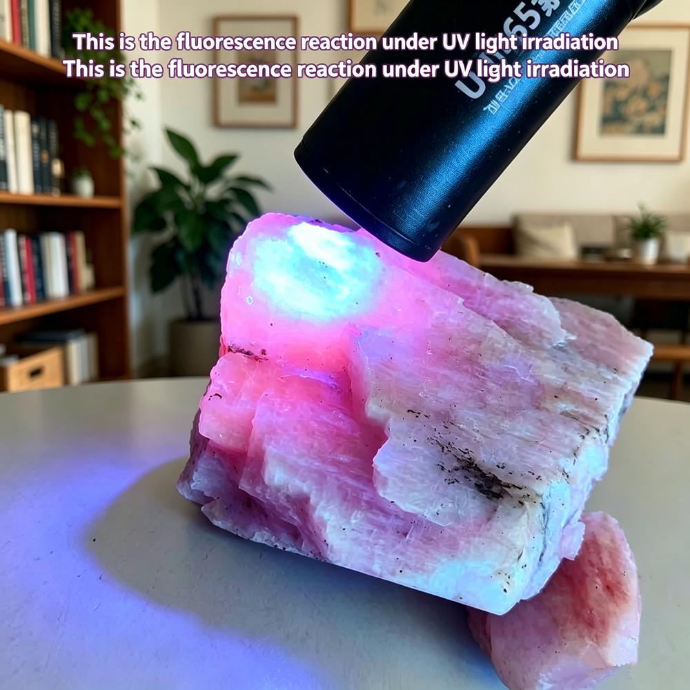 Naturalny kunzytowy kryształ kwarcowy Spodumen Szorstkie kamienie mineralne Uzdrawiający wystrój Kamienie naturalne i minerały