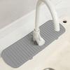 Water Ripples Mildew Proof Faucet Mat Water Catcher Mat Sink Splash Pad Countertop Protector