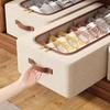 Sturdy Handles Clothes Quilt Storage Box Folding Shoes Container Under Bed Shoe Organizer  Wardrobe