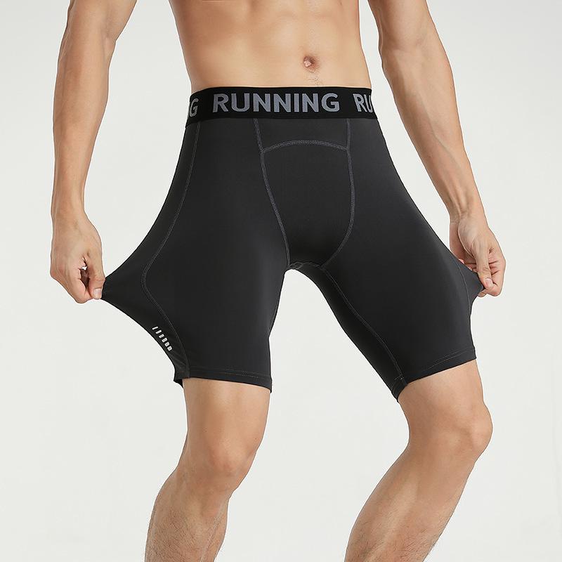 2024 Men s Quick-Dry Compression Tights for Sports, Running, Basketball, and Football Double XL