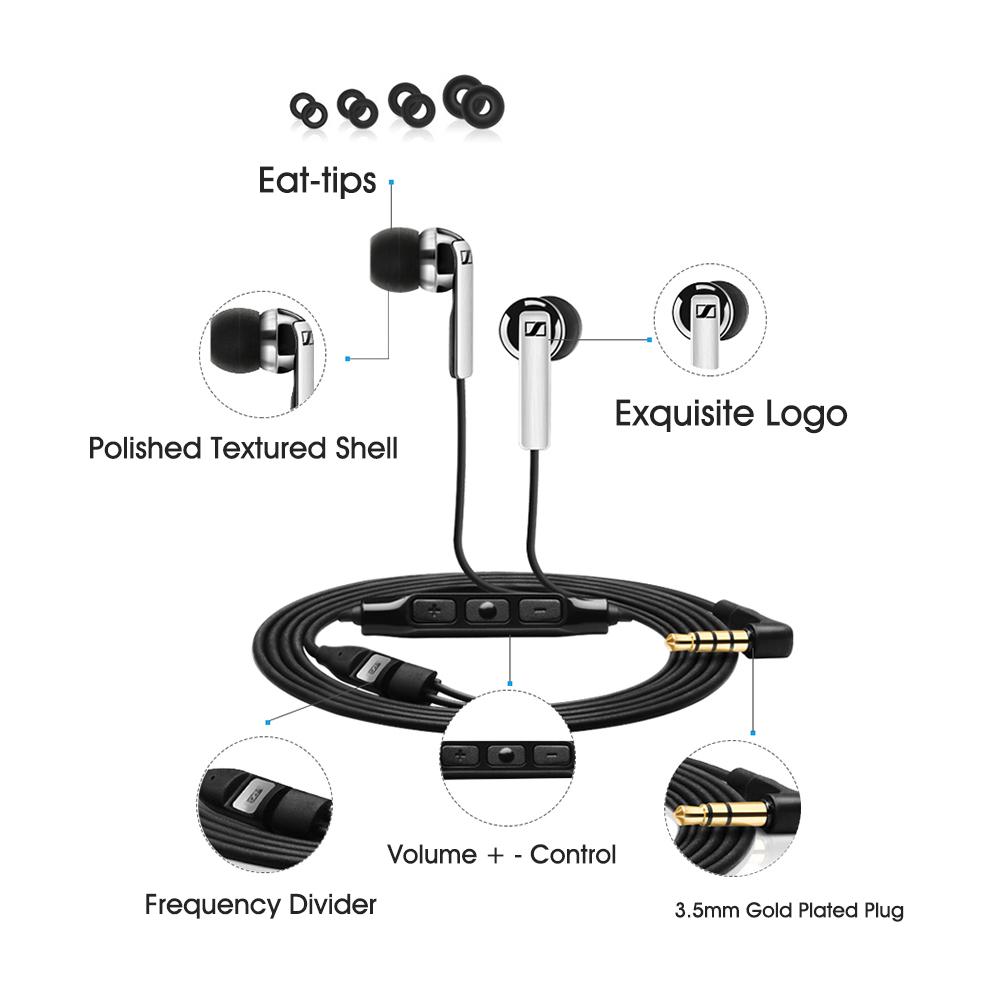 Buy CX200I Earphones 35mm Music Earbuds In Ear Wired Headphones Line  Control Sports Running Earbuds Wit at affordable prices — free shipping,  real reviews with photos — Joom