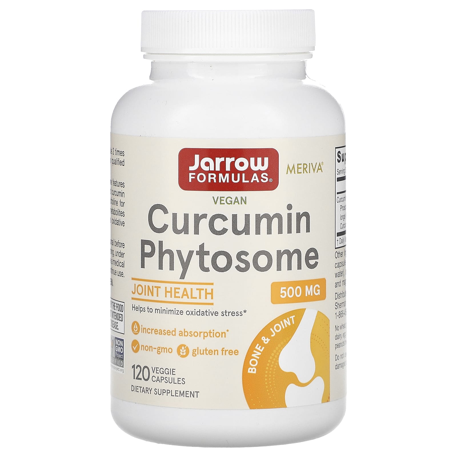 

Jarrow Formulas, фітосома куркуміну, 500 мг, 120 овочевих капсул