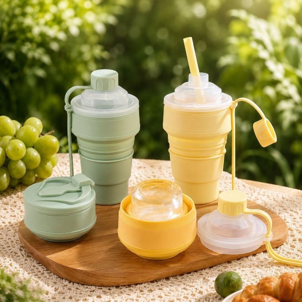 Reusable Foldable Ice Ball Cup Collapsible Ice Mold Drink Cup Ice Maker Collapsible Cup  Travel