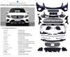 A2538802100/3700 Mercedes-Benz GLC W253 16-19 EU Sport Spec License Plate Holder