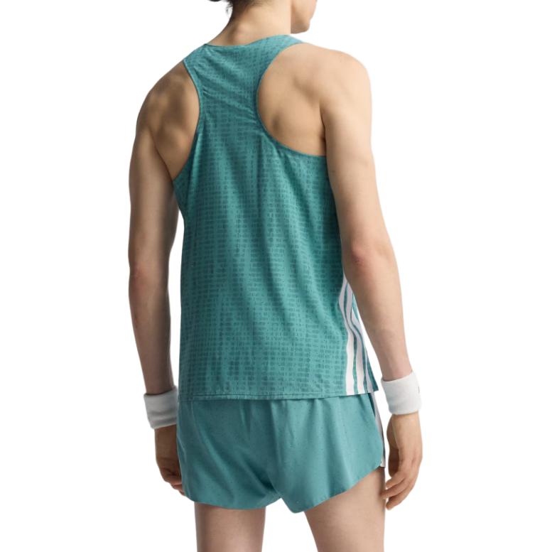 adidas Slim Fit Sleeveless Crew Neck Tank Top Men Tops Blue JV7161