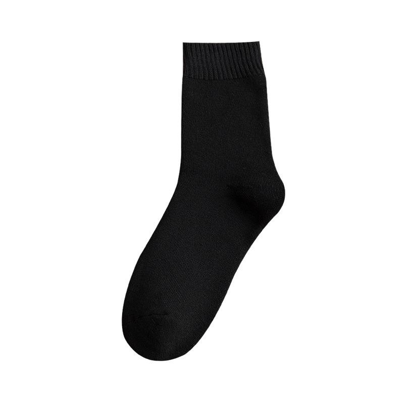 Women's Fleece-Lined Mid-Calf Socks - Warm and Thick for Autumn/Winter