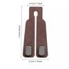 Car Seat Headrest Hooks Pu Leather Storage Organizer Hanger For Handbags Purses Coats Universal Fit Fridge Container Basket