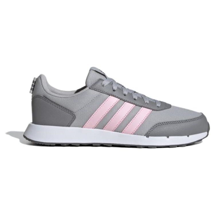 Adidas Run 50S Cloudfoam Comfortable Versatile Fabric Cushioning Durable Breathable Low-Top Running Shoes Women Sneaker Gray IG6556