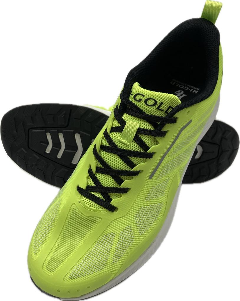 HI-GOLD NRS-400BYW Running Shoes, Brilliant Yellow, Size 24.5cm