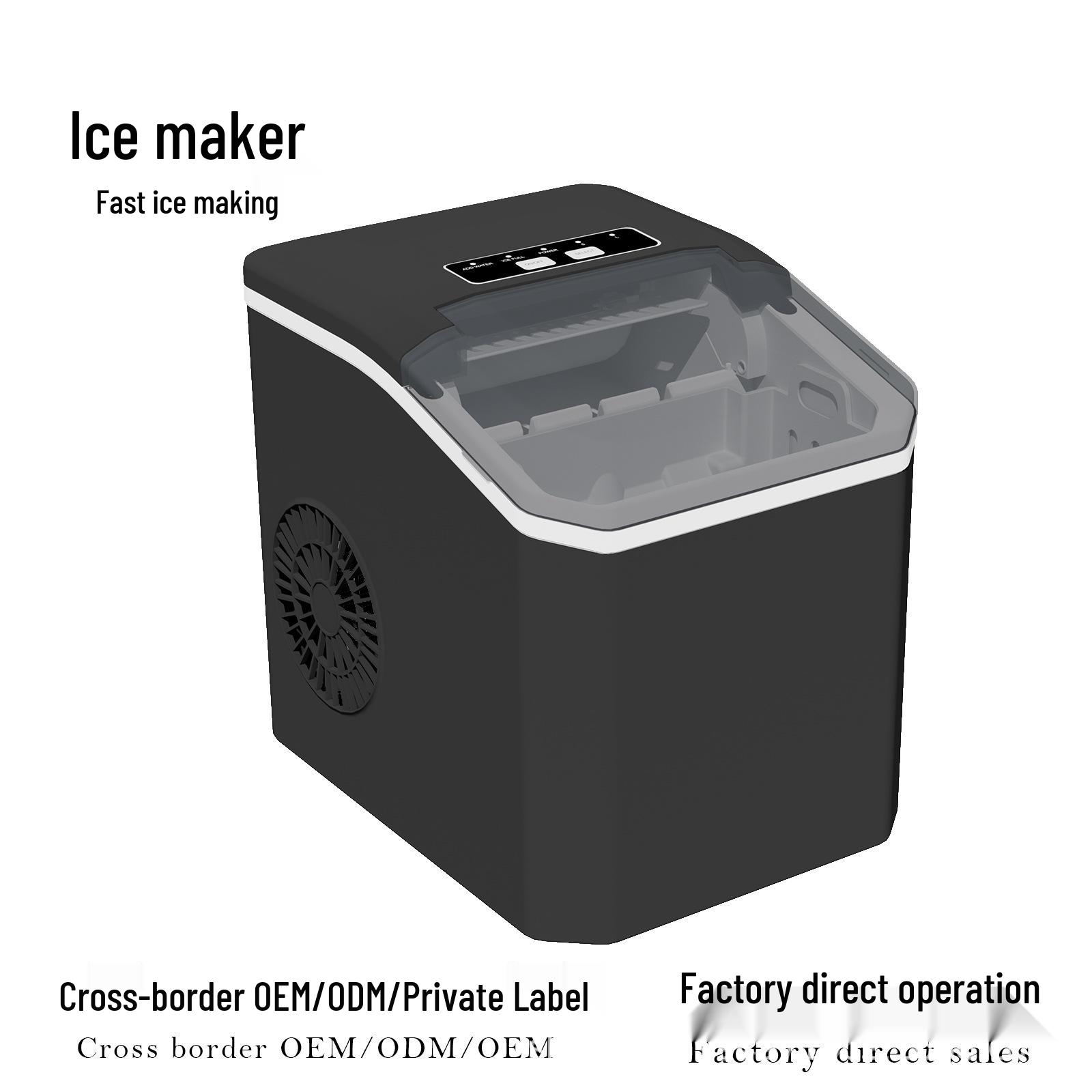 Compact Household Ice Maker - Fast Mini Ice Maker for Home or Travel US Standard