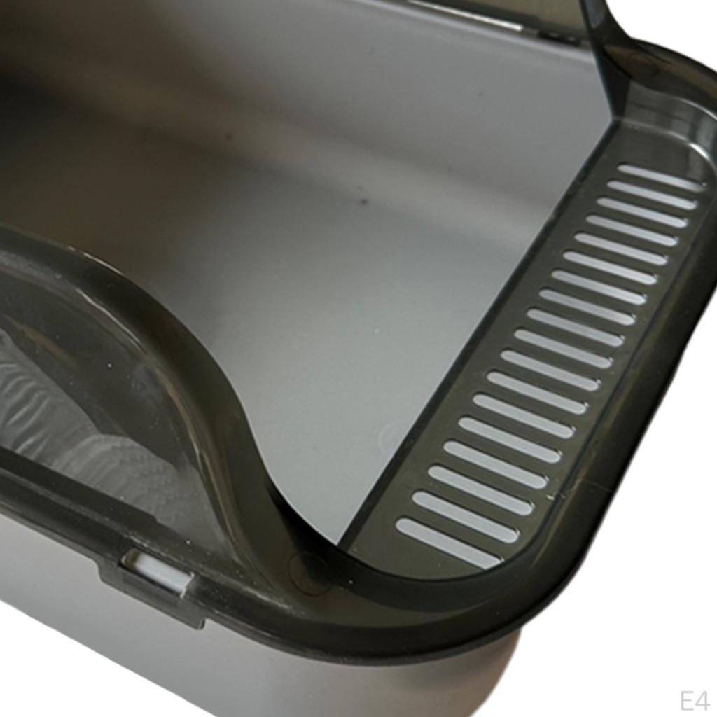 Katzentoilette, Haustiertoilette, Sandkasten, Spritzschutzbehälter mit hohen Seitenwänden