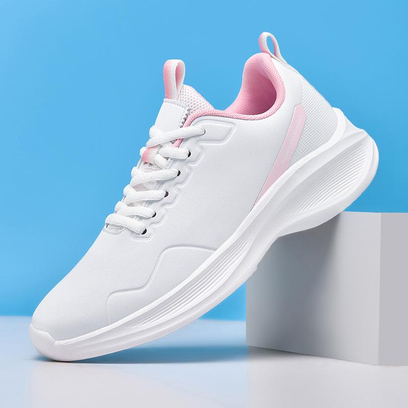 Lederschuhe Frühling und Herbst Niedrig geschnitten Schnürung Bequem Lässig Sportschuhe Weiche Sohle Rutschfest Reise Laufschuhe