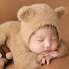 Baby Photography Props Bear Shape Outfit and Hat Set Boy Girl Outfit Photo Shoot Clothes Baby Costume Clothing