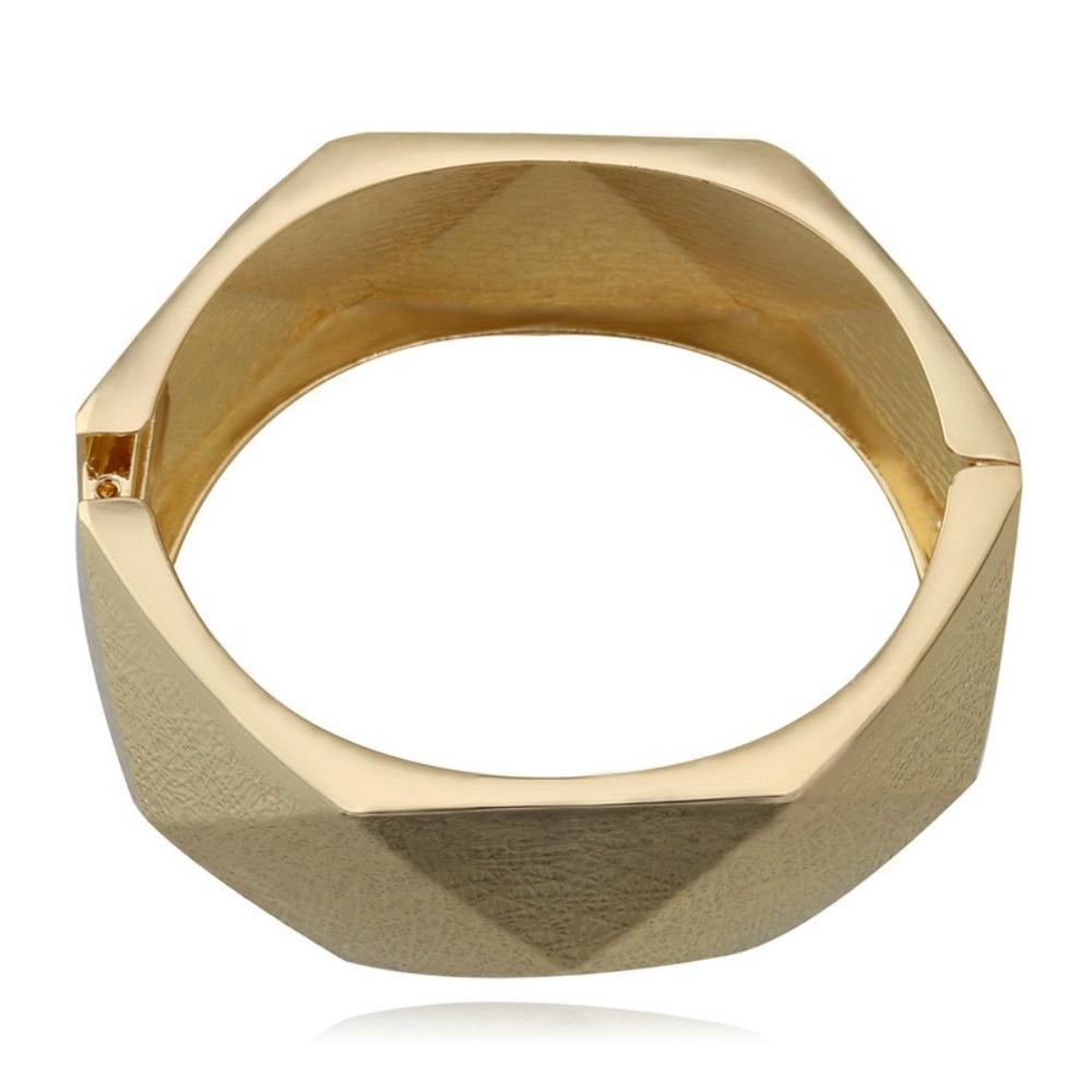 Vintage Exaggerated Punk Bracelets Chunky Geometric Metal Bracelets  Jewelry Gift
