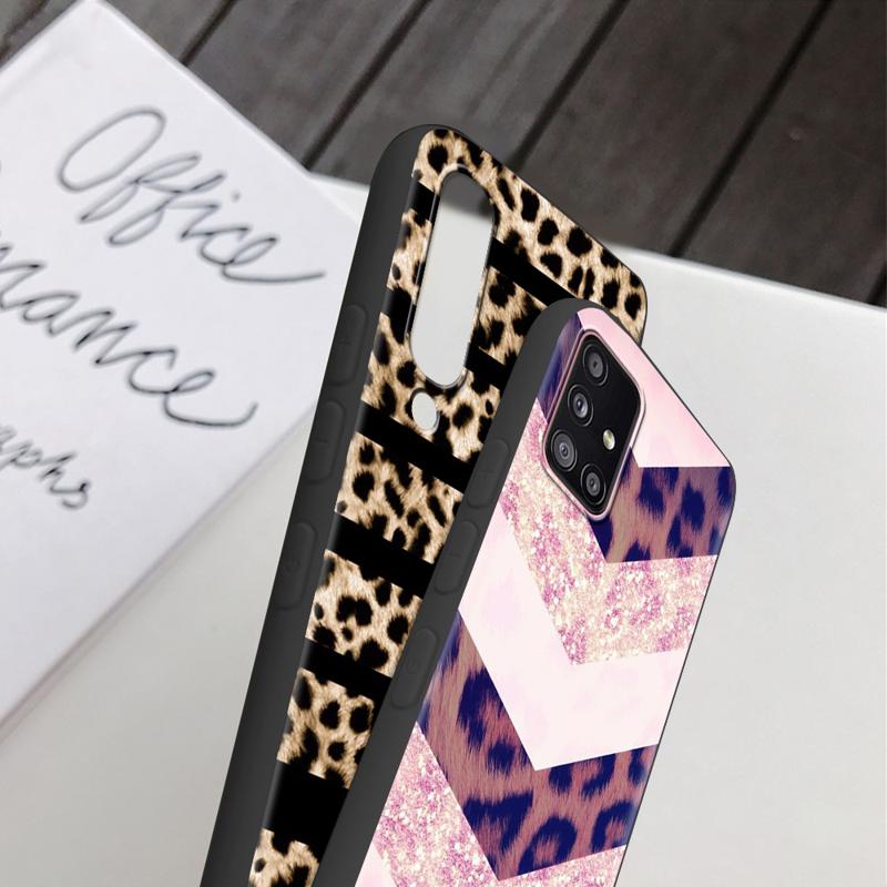 Tiger Leopard Print Case For Samsung Galaxy A54 A52 A14 5G A53 A12 A13 A71 A23 A34 A33 A21s Phone Cover