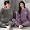 Couple Pajamas Autumn And Winter Half Fleece Women'S Red Natal Year Wedding Newlywed Men'S Winter Coral Fleece Suit