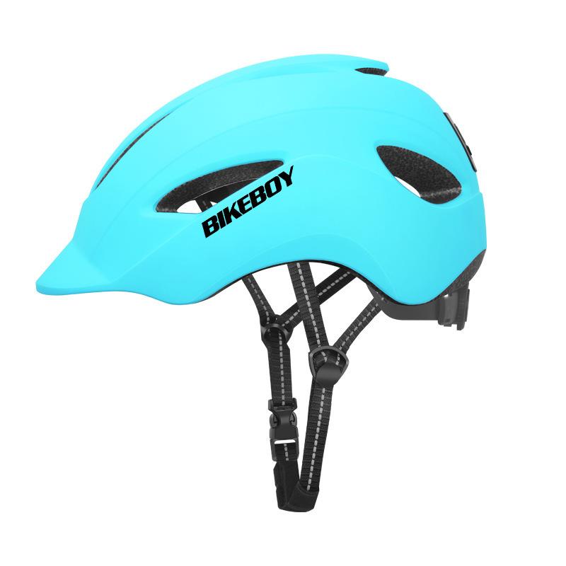 Cycling helmet with tail light USB charging waterproof mountain road roller skating outdoor cycling hard hat casual helmet