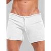 Fashion Summer Men Sexy Lacing Shorts Holiday Casual Sports Fitness Breathable Stretch Silm Shorts Tide