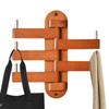 Wall Mounted Coat Hooks Minimalist Wood for Scarves Bag Apartment
