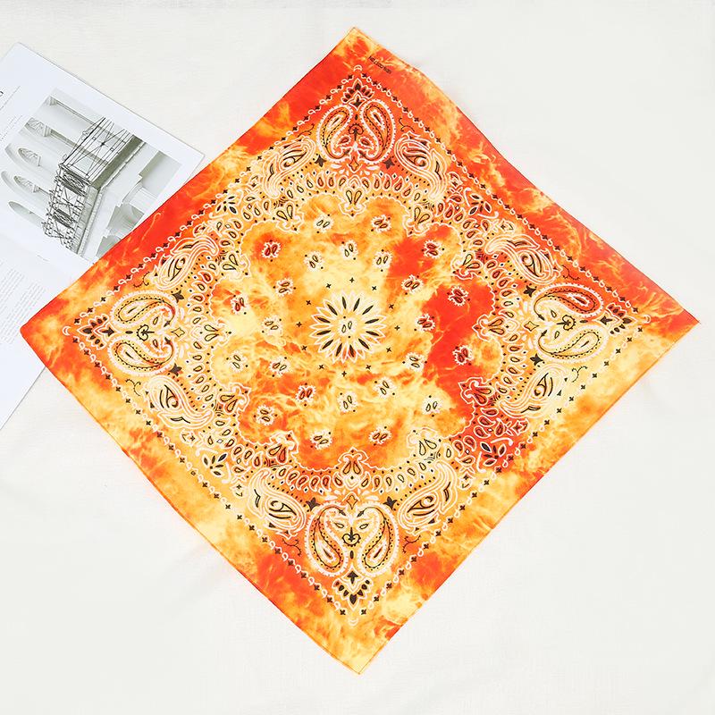 New Tie-dye Paisley Cotton Headband & Scarf: Sporty Outdoor Cycling & Hip Hop Accessory