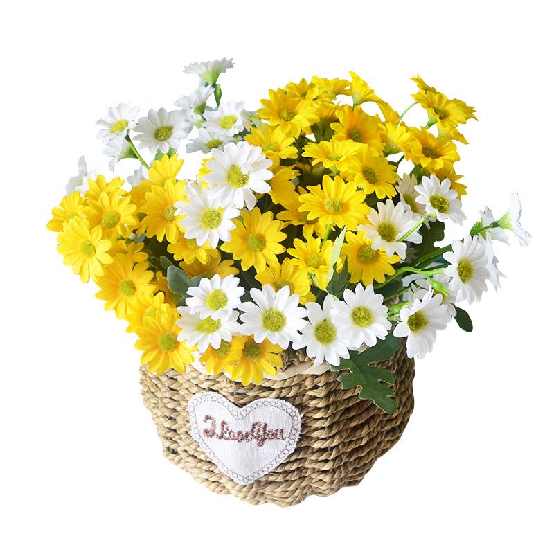 Handcrafted Willow Wicker Flower Basket for Dried Arrangements and Succulents