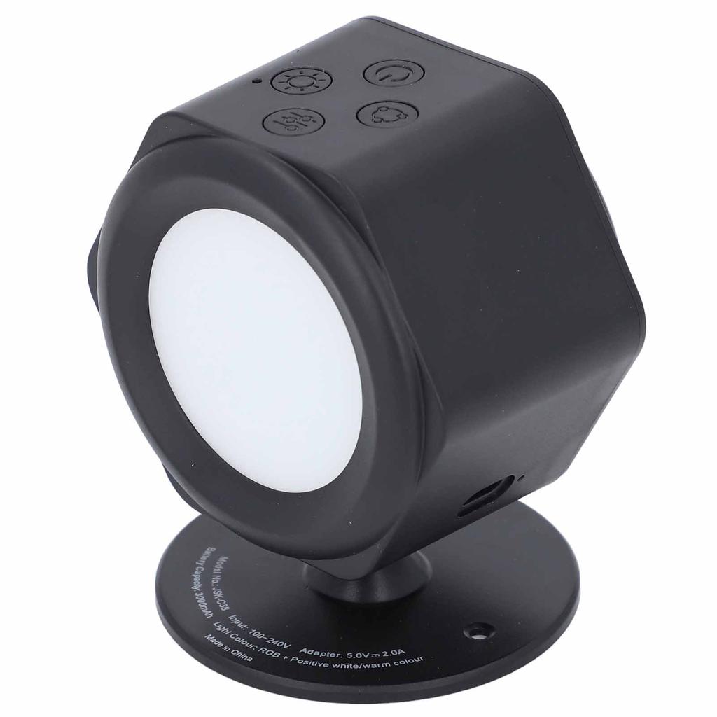LED Wall Mounted Lights Rechargeable 3 Color Temperature RGB Dimmable Magnetic 360 Degree Rotating