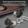 In-ear Sports Wired Headphones Dynamic Balanced Armature HiFi Wired Earphones 3.5mm Jack Hands Free for Mobile Phone