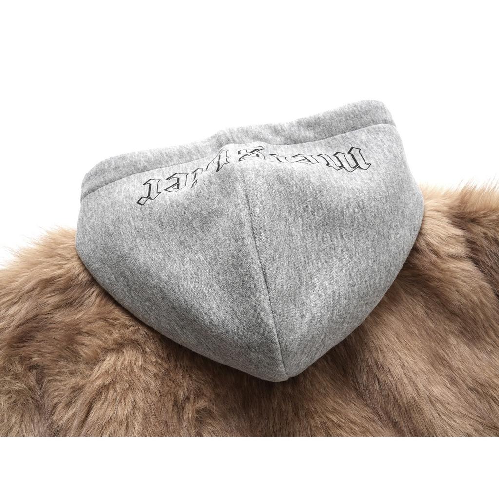 2KWEIRD Faux Fur Jacket Plush Hooded Sweatshirt Loose Thicken Hoodies Outerwear Top Women's Winter Fur Coat