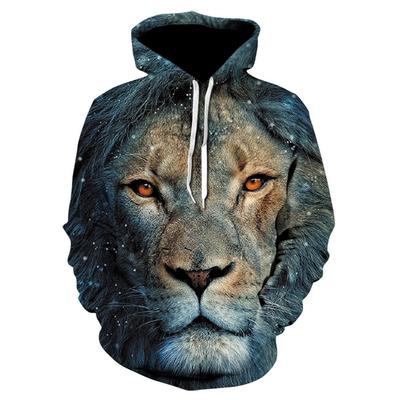 Spring Autumn Lion Pattern 3D Print Men Women Hoodie Pullover Tops Men's Sweatshirt Casual Jacket Plus Size Fashion Tracksuit