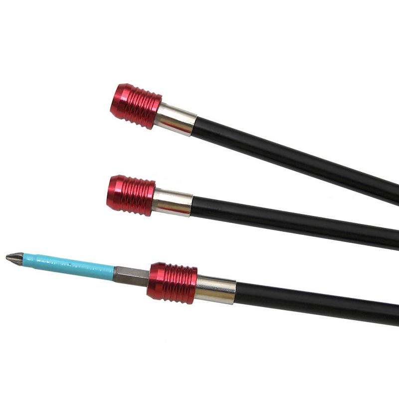 Extension Bit Holder 12-inch Magnetic Drill Bit Extension Bar Multifunctional Drill Bit Extender Attachment For Screwdriver Head