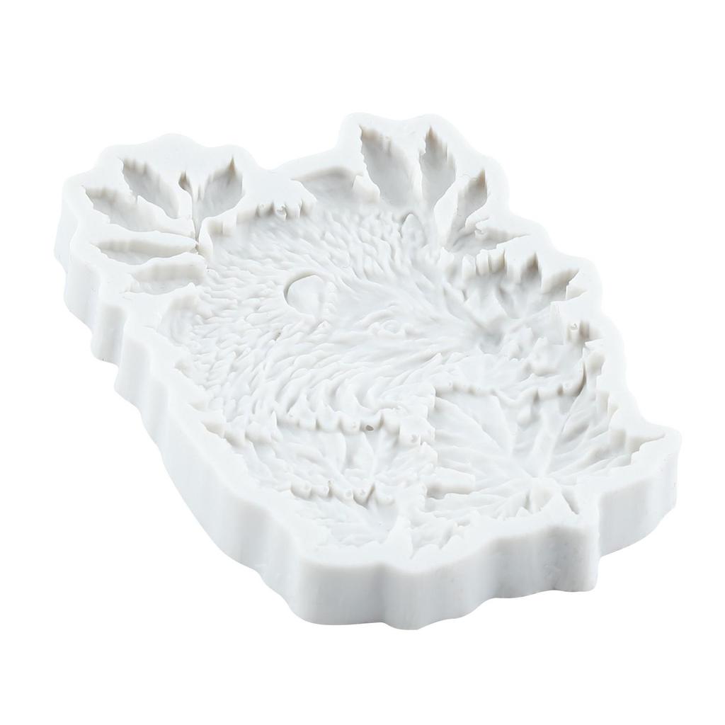 Hedgehog Silicone Molds Maple Leaf Fondant Mold Cake Decorating Tools Cupcake Topper Candy Chocolate Gumpaste Mold