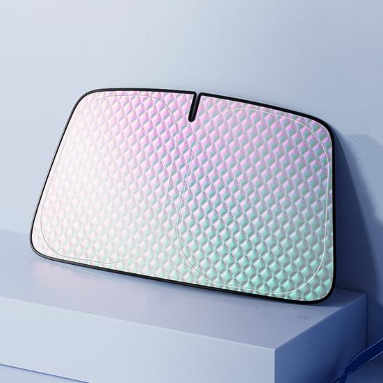 Car Sunshades Front Windshield Sunshade Blocks UV Rays Reduces Heat Accumulation Cooling Car Windshield Cover Fuel Saving Car Accessory