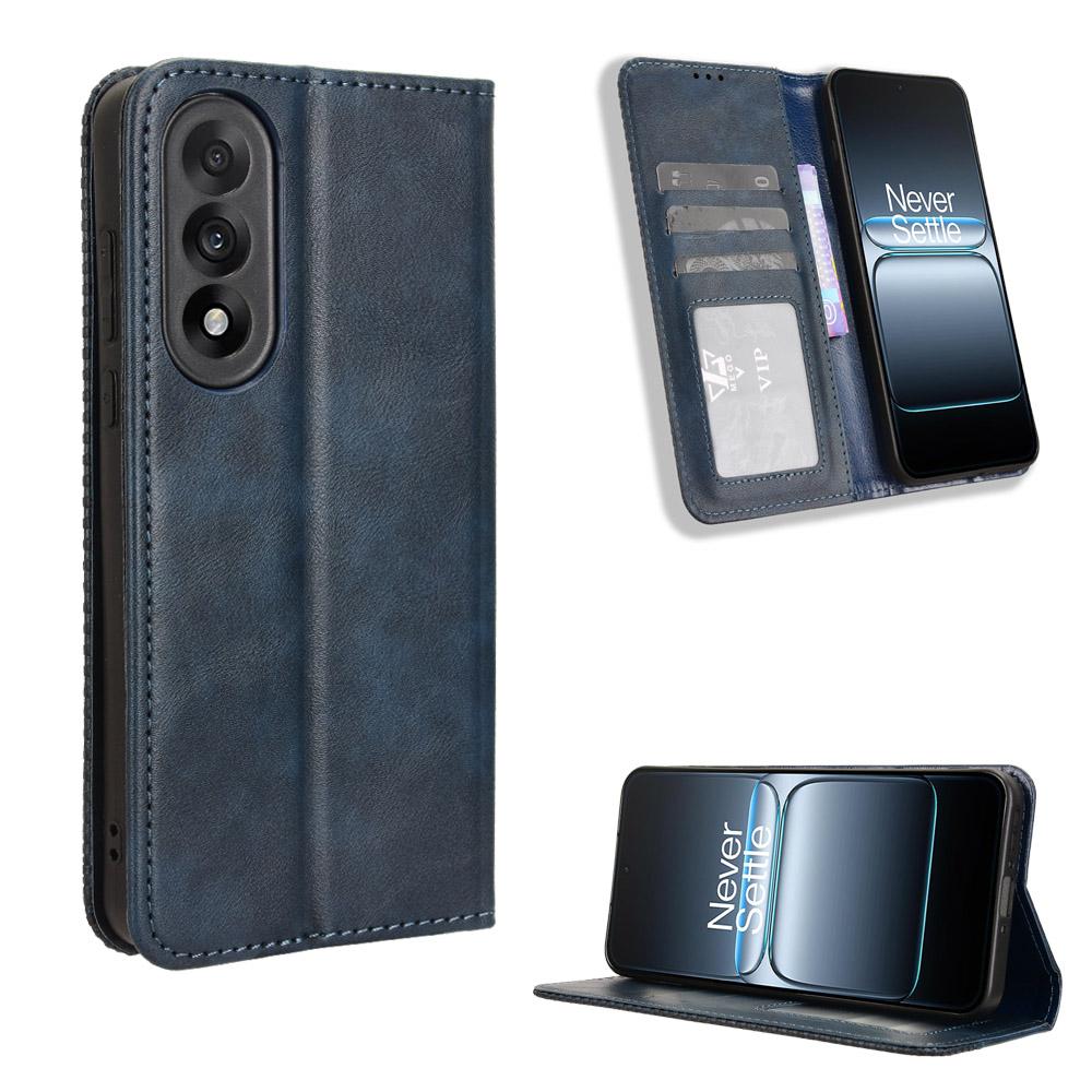 For OnePlus Ace 5 Ultra 5G Leather Case Wallet Stand Retro Texture Phone Cover