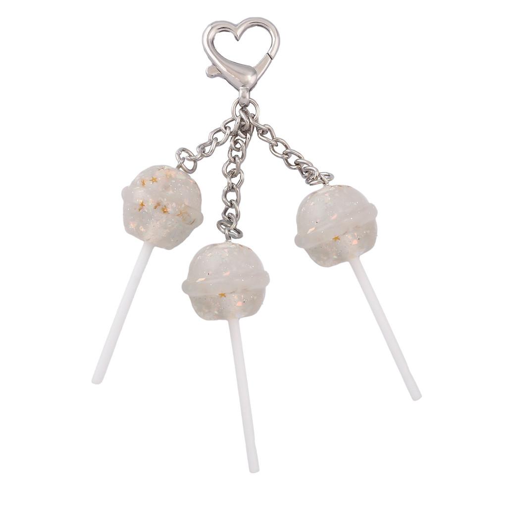 Cute Lollipop Shape Car Bag Pendant With Zinc Alloy For Gifts And Decorations