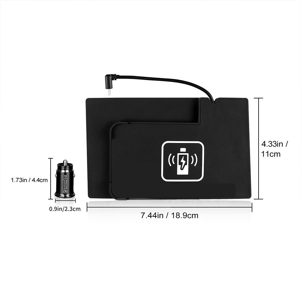 

Car Wireless Phone Charger Pad Fast Charge Mat Pvc For Toyota Avalon 2019 - 2022
