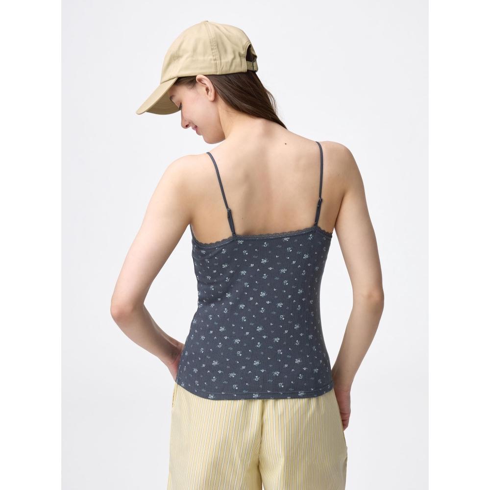 GU by Uniqlo Cotton Blend Camisole  Dry   Flower 