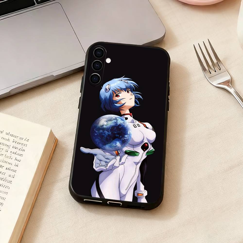 Neon-n G-Genesis E-Evangelion Phone Case For Samsung Galaxy A73,A72,A71,A70,A53,A52,A51,Others Soft Black Cover