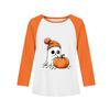 Kids' Halloween Printed Long Sleeve Neck T-Shirt for Casual Wear