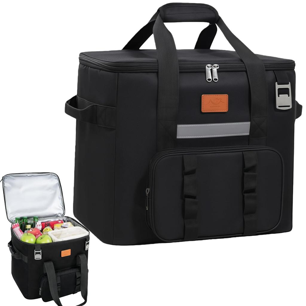 Large Capacity 40L Cooler 37cm X X 31cm Ideal for and Box/Insulated Bag, Waterproof, Wear-Resistant, Leak-Proof, (L) 35.5cm (W) (H), Foldable,