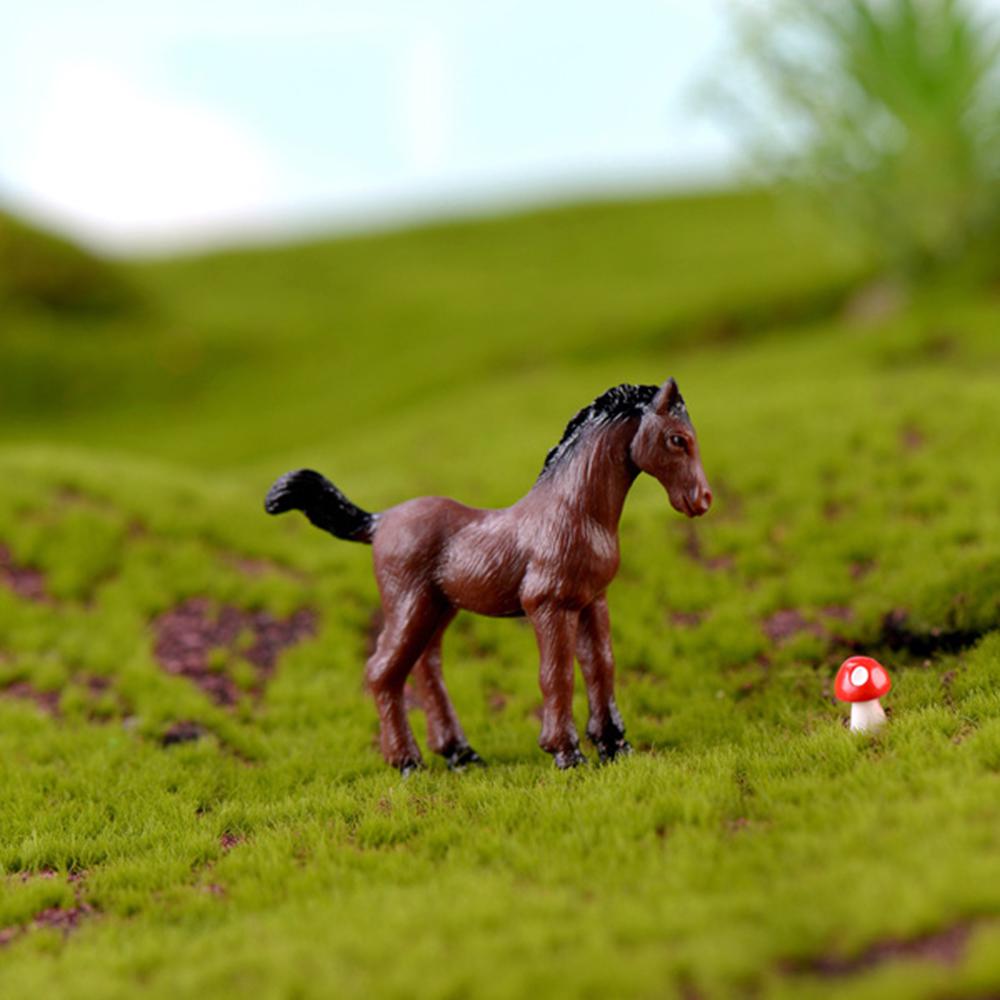 DIY Plastic Animal Decorations Farmers Horses Cows Ducks Piglets Goats