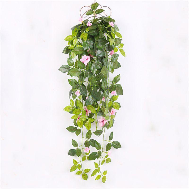 Beautifully Realistic 90 Cm Fake Silk Rose Vine For Perfect Home Decoration And Hanging Decor