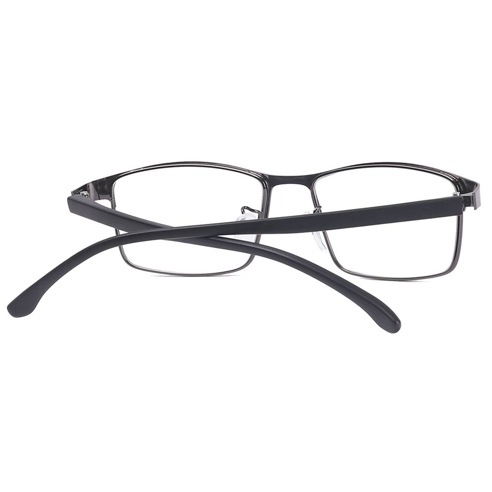 Square for Men Fashion Flat Mirror Prescription Glasses Eye Glasses Frames Business Eyeglasses Anti Blue Light