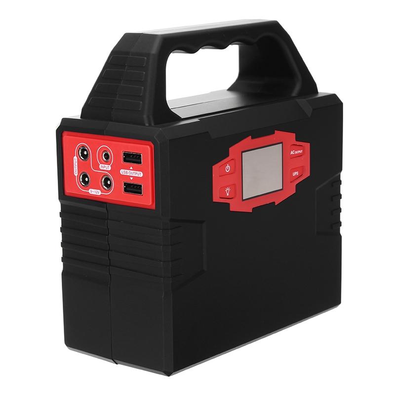 150W 110V 40800mAh UPS Lithium Emergency Solar Power Supply Modified Sine Wave LED Portable Car Emergency Power Bank