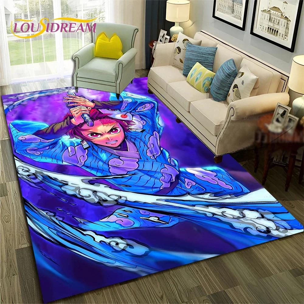 Kamado Nezuko Demon S-Slayer Anime Carpet Rug for Bedroom Living Room Home Sofa Decoration,Children Game Large Decor Floor Mat