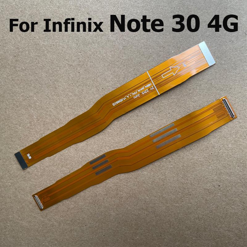 For Infinix Note 30 Pro 4G 5G Mainboard PCB Dock Connector Ribbon New Main Board Motherboard Flex Cable Spare Parts