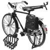 Mountain Bicycle Retro Bicycle Model Toy Zinc Zinc Alloy Vintage Bicycle Model  Home Decoration