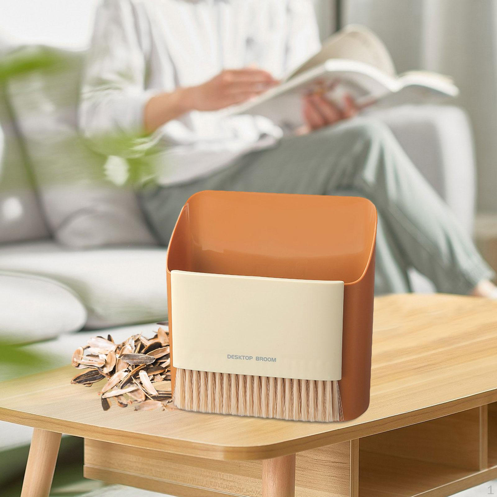 

Compact Sweep And Tidy Set for Quick Cleanup - Perfect Home Office помаранчевий